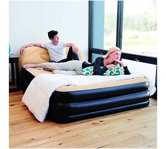 Надувная кровать со встроенным насосом BestWay Soft-Back Elevated Airbed 226х152х74 см 67483 BW