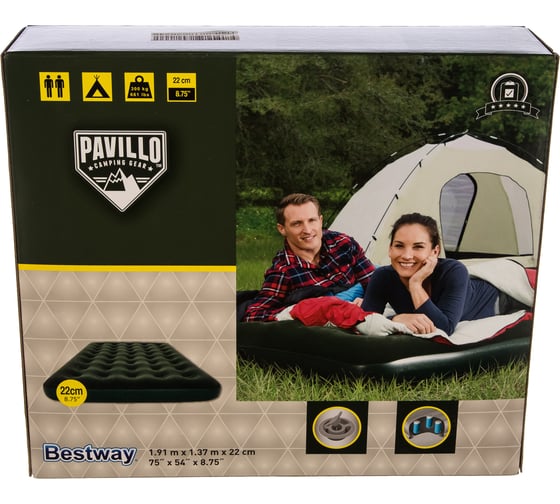 Надувной матрас BestWay Flocked Air Bed/Double/ 67448 BW 030594