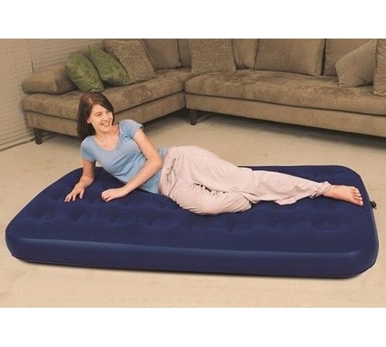 Надувной матрас BestWay Flocked Air Bed/Twin Plus/ 67274 BW