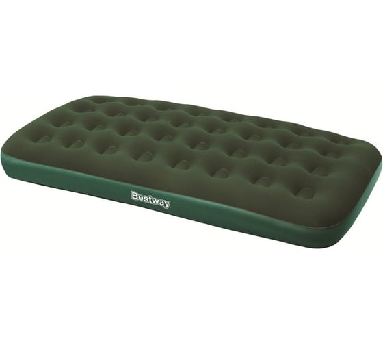 Надувной матрас + насос на батарейках BestWay Flocked Air Bed/Twin/ - D Cell Pump 67553 BW 1