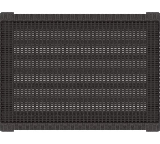 Садовый стол WORKY ротанг, 76.5x57x42 см, мокко ARD257735