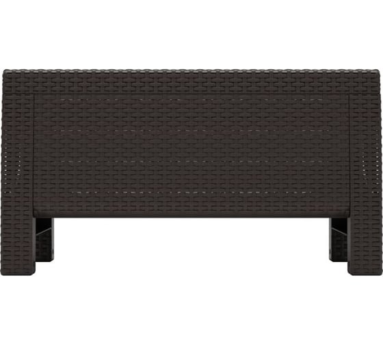 Садовый стол WORKY ротанг, 76.5x57x42 см, мокко ARD257735