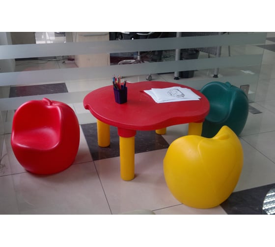 Стульчик яблочко Asplast 2kids 2K-4P-CHRE