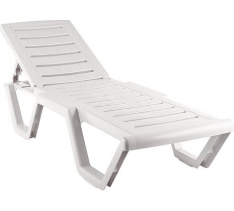 Шезлонг HONEYCOMB Атлант белый M-SHEZ02ATLANT1
