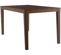 Стол пластиковый Прованс прямоугольный, шоколад Элластик-Пласт 3723-МТ003