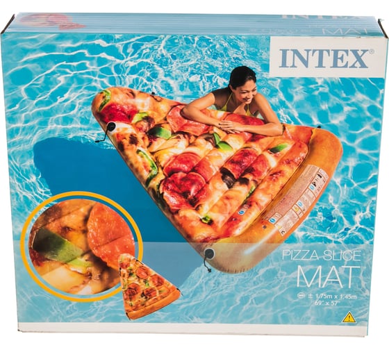 Надувной плотик Intex Пицца 175x145см 58752