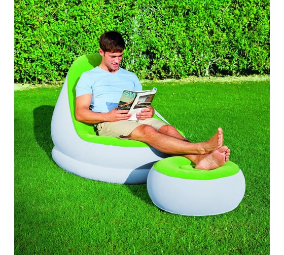 Надувное кресло BestWay Comfort Cruiser Inflate-A-Chair 122x94x81 см 75053 BW 006251