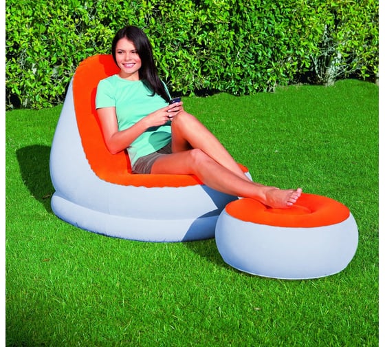 Надувное кресло BestWay Comfort Cruiser Inflate-A-Chair 122x94x81 см 75053 BW 006251