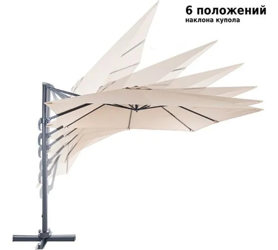 Садовый зонт Green Glade светло-коричневый 2003