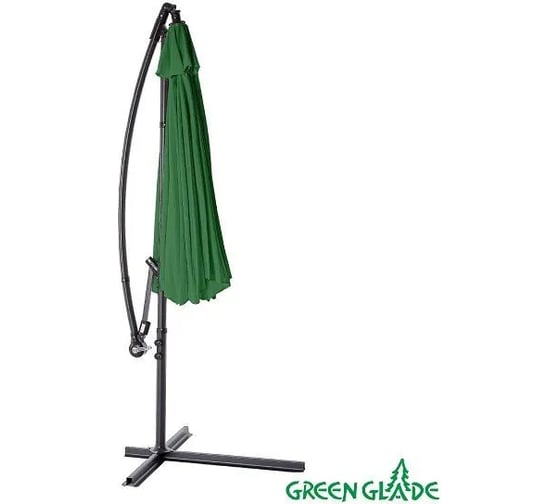 Садовый зонт Green Glade зеленый 8004