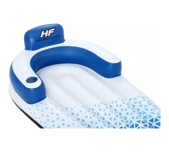 Надувной матрас-шезлонг для плавания Bestway Indigo Wave 191x97см, до 90кг 43533 BW