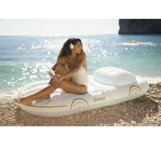 Надувной матрас-плот для плавания Bestway Vacation Cruiser 228x108см, до 90кг 43651 BW