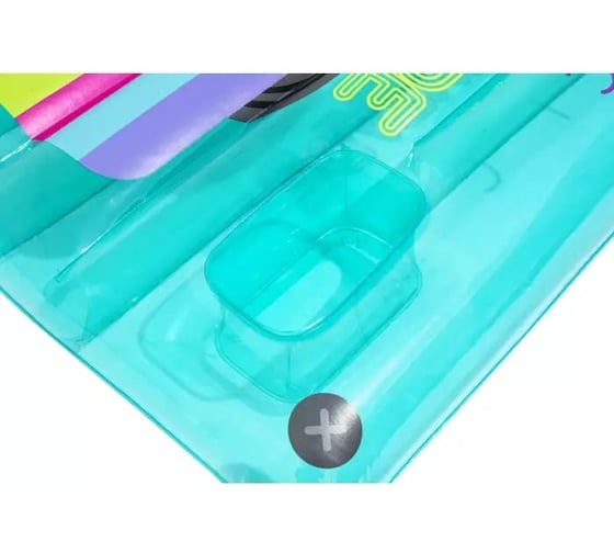 Надувной матрас-плот для плавания Bestway Retro Beats 174x117см, до 90кг 43649 BW