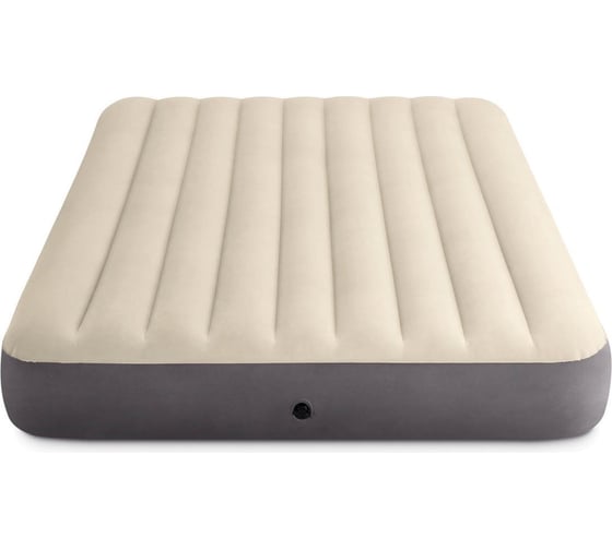 Надувной матрас Intex Deluxe Single-High, 152х203х25 см 64709