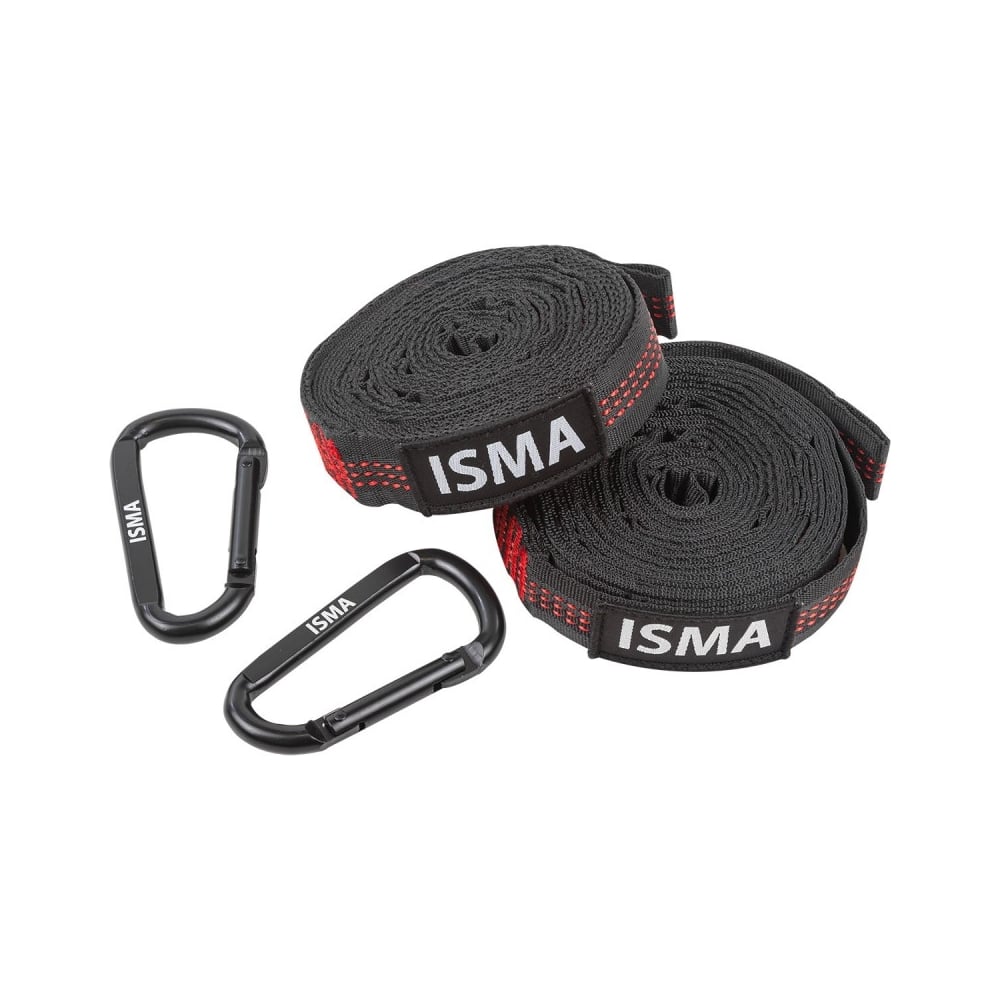 Лента для крепления гамака с карабинами ISMA ISMA-HS-002(54872 ...