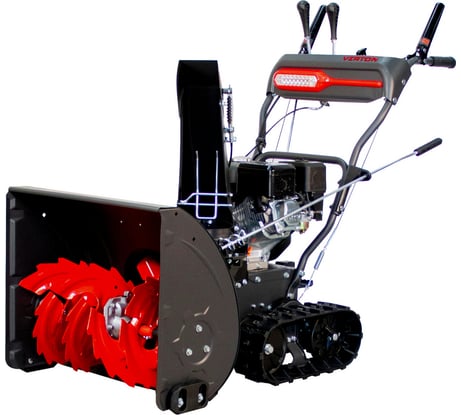 Бензиновая снегоуборочная машина VERTON ice sb-761lte 5,15 квт, 7 л.с, v 212 см3, ширина/высота 61/51 см, гусеницы, фара, электрозапуск 01.9676.14793