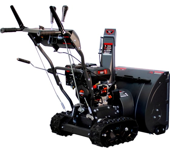 Бензиновая снегоуборочная машина VERTON ice sb-761lte 5,15 квт, 7 л.с, v 212 см3, ширина/высота 61/51 см, гусеницы, фара, электрозапуск 01.9676.14793