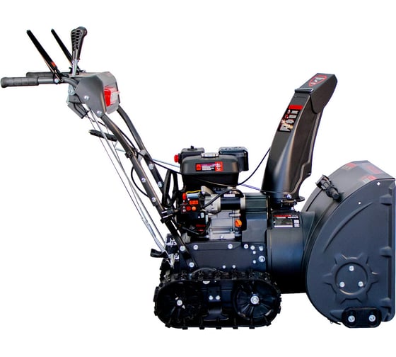 Бензиновая снегоуборочная машина VERTON ice sb-761lte 5,15 квт, 7 л.с, v 212 см3, ширина/высота 61/51 см, гусеницы, фара, электрозапуск 01.9676.14793