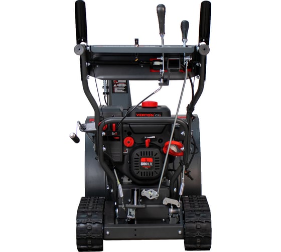 Бензиновая снегоуборочная машина VERTON ice sb-961lte 5,7 квт, 9 л.с, v 270 см3,шир/выс 61/51 см, гусеницы, фара, электрозапуск 01.9676.14794