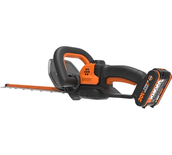 Аккумуляторный кусторез WORX 20В, 56см, 2Ач х1 и ЗУ WG264E