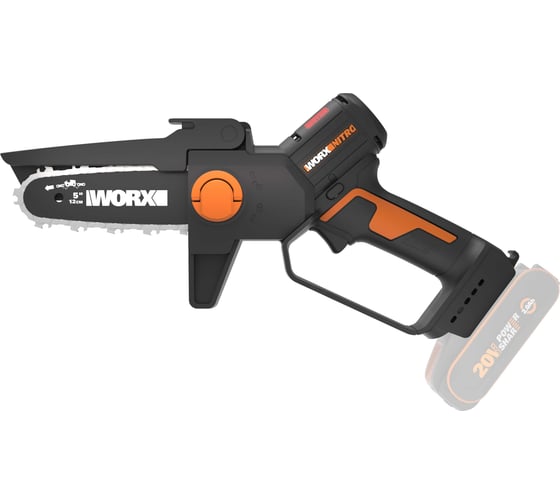 Аккумуляторная пила WORX бесщёточная , 20В, 12см, без АКБ и ЗУ WG325E.9