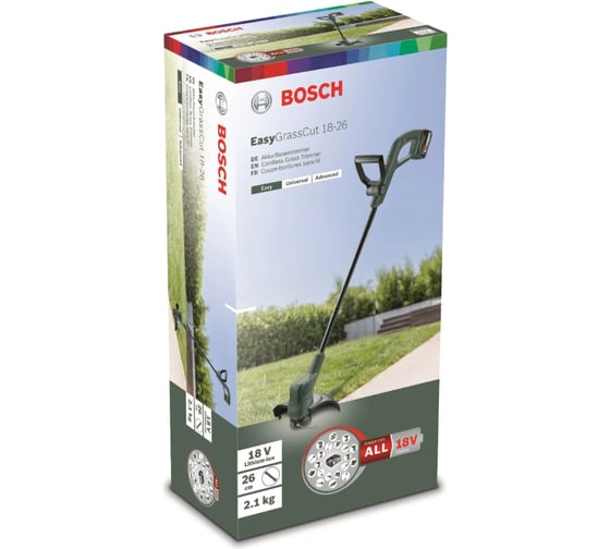 Аккумуляторный триммер Bosch EasyGrassCut 18-26 06008C1C00