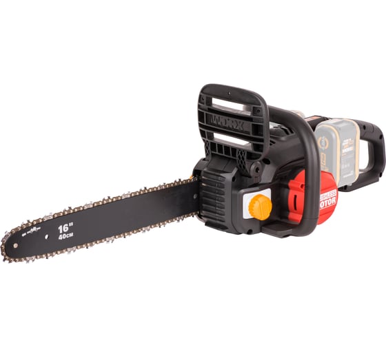 Аккумуляторная цепная пила WORX NITRO , 40В 40cm бесщеточная, без АКБ и ЗУ WG385E.9