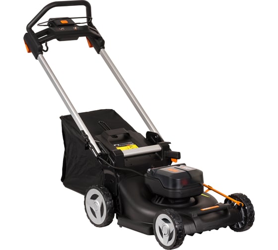 Аккумуляторная газонокосилка WORX 46 см, бесщеточная, 40В, 4Ач х2, ЗУ 2А х2, коробка WG748E