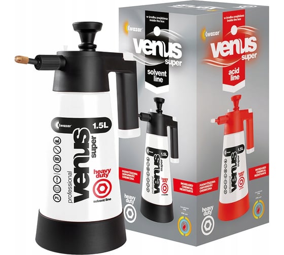 Компрессионный опрыскиватель KWAZAR VENUS HD SOLVENT 1.5 л WTV.1198