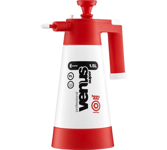 Компрессионный опрыскиватель KWAZAR VENUS HD ACID 1.5 л, pH 1-4 WTV.1196
