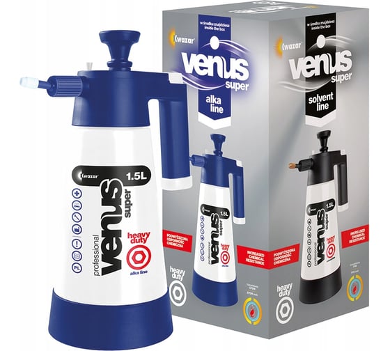 Компрессионный опрыскиватель KWAZAR VENUS Super Alkaline 1.5 л WTV.1195
