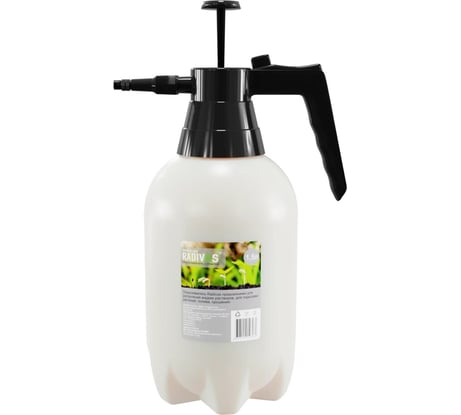 Опрыскиватель Radivas с черной помпой/пластиковой форсункой 1 л, натуральный G1-01-13