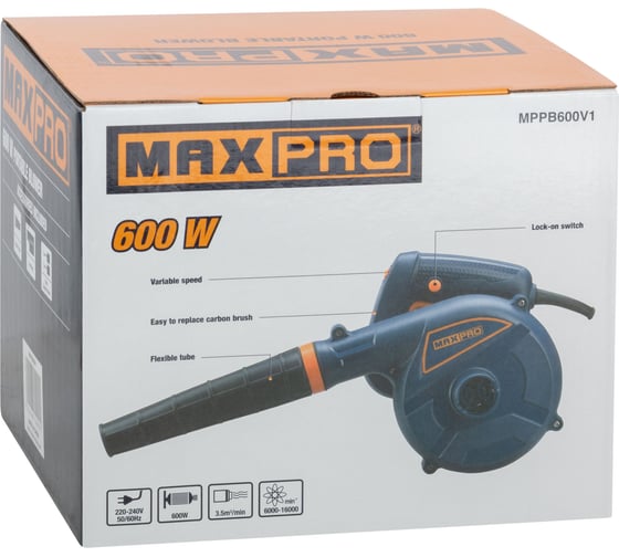 Воздуходувка-пылесос MAX-PRO MPPB600V1 85276