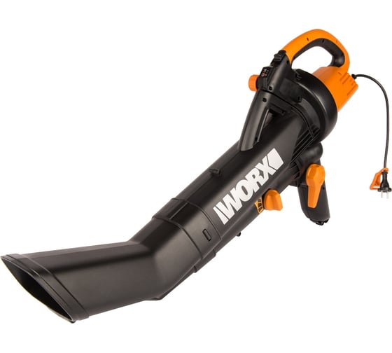 Воздуходув/садовый пылесос WORX 3000Вт, 335 км/ч, 10м3/мин WG505E