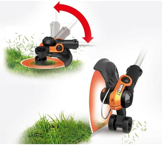 Аккумуляторный триммер WORX 1х2.0 Ач и ЗУ WG163E.2
