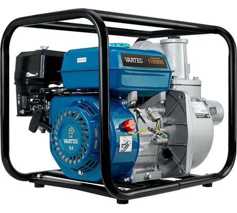 Бензиновая мотопомпа VARTEG 1100W80 6559