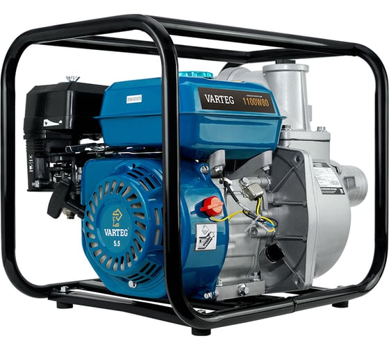 Бензиновая мотопомпа VARTEG 1100W80 6559