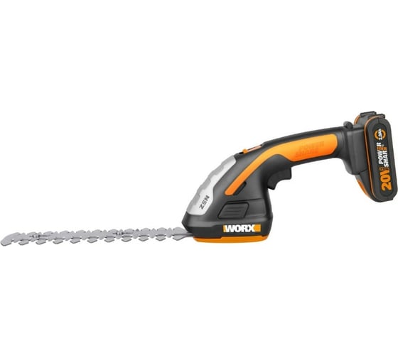 Ножницы для стрижки травы и кустарников WORX 1х2.0 Ач и ЗУ WG801E