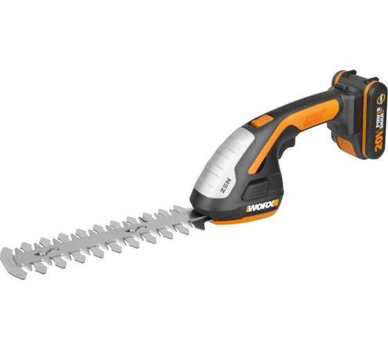 Ножницы для стрижки травы и кустарников WORX 1х2.0 Ач и ЗУ WG801E