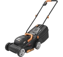 Аккумуляторная газонокосилка WORX 20в, бесщеточная, 30 см, 4ач х 1, зу 2а, коробка WG730E 30081788