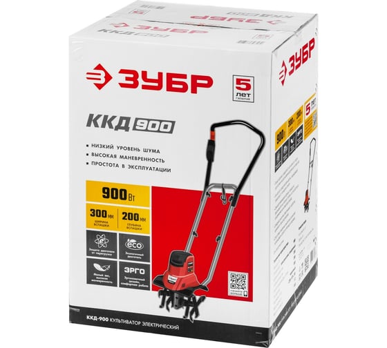 Электрический культиватор ЗУБР ККД-900