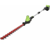Штанговый аккумуляторный кусторез Greenworks 60 В, 51 см, бесщеточный, без АКБ и ЗУ 2301107