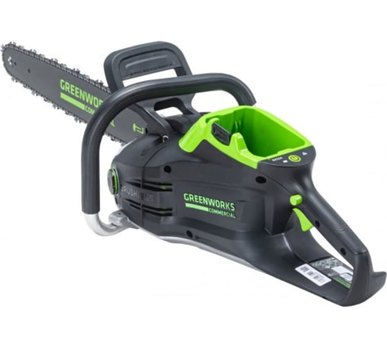 Аккумуляторная цепная пила Greenworks 82V, 51 см, бесщеточная, с 1хАКБ 2.5 Ач и ЗУ 2008307UA