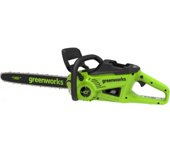 Аккумуляторная цепная пила Greenworks Арт., 40V, 40 см, 2000 Вт, бесщеточная, c 1хАКБ 4 Ач И ЗУ 2008807UB 1