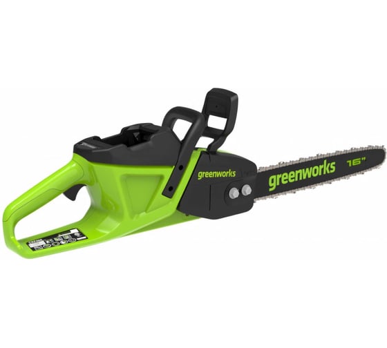 Аккумуляторная цепная пила Greenworks Арт., 40V, 40 см, 2000 Вт, бесщеточная, c 1хАКБ 4 Ач И ЗУ 2008807UB