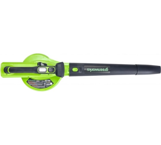 Аккумуляторный воздуходув-садовый пылесос Greenworks 40V, бесщеточный, без АКБ и ЗУ 2406907