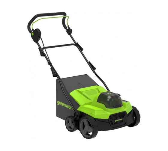 Аккумуляторный аэратор-скарификатор Greenworks 40V, бесщеточный, без АКБ и ЗУ 2517607