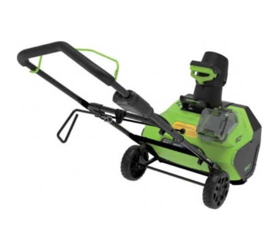 Аккумуляторный снегоуборщик Greenworks 60V, 51 см, бесщеточный, c 1хАКБ 5Ач и ЗУ 2602907UG