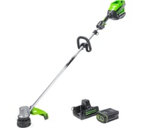 Аккумуляторный триммер Greenworks 82V, 40 см, бесщеточный, с 1хАКБ 2.5 Ач. и ЗУ 2110607UA