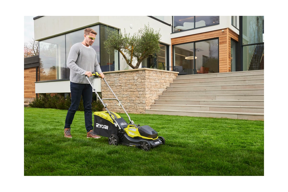 Бесщеточная газонокосилка Ryobi ONE+ RY18LMX37A-150 5133004582 ...